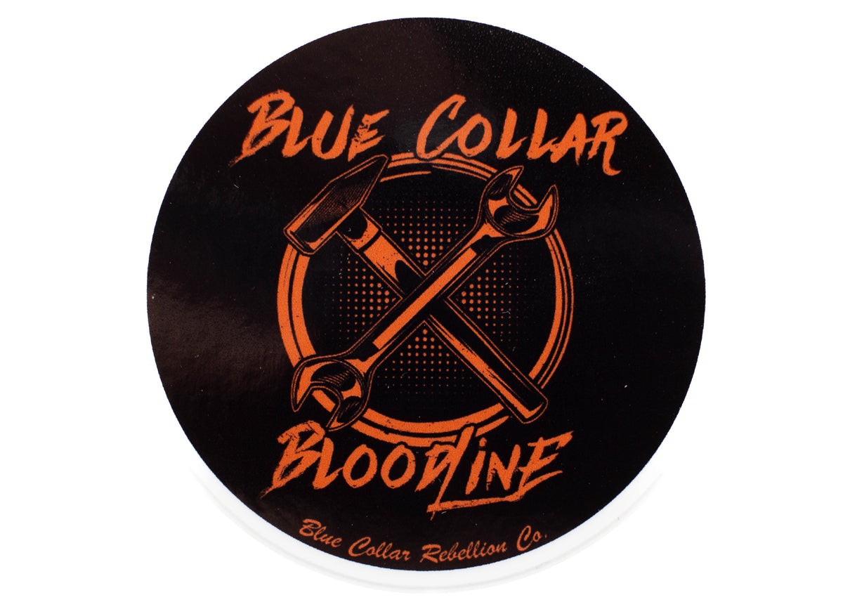 Blue Collar Hustle 2.5x2.5 Sticker – The Lineman Company