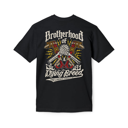 "Brotherhood of a Dying Breed Lineman Gaffs" T-Shirt