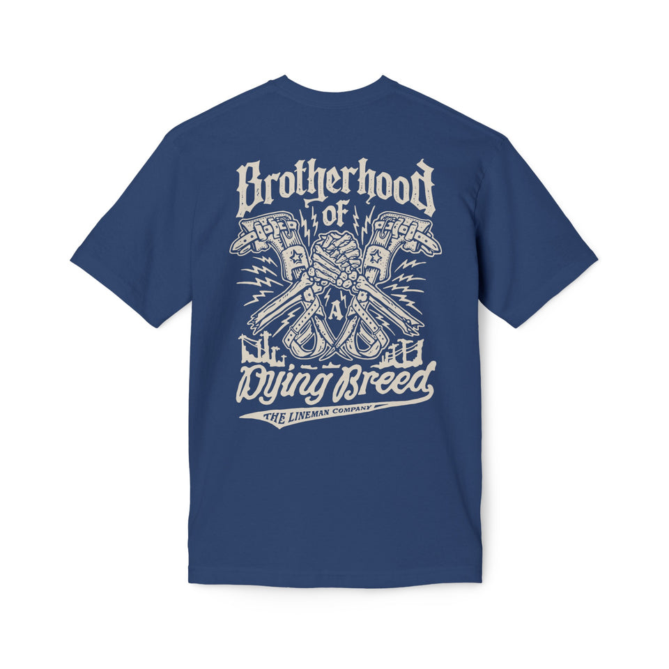 "Brotherhood of a Dying Breed Lineman Gaffs #2" T-Shirt