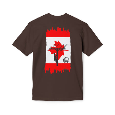 "Canadian Flag Lineman" T-Shirt