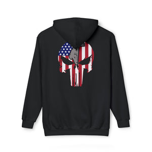 "Lineman Flag Punisher Skull" Hoodie