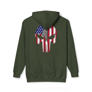 "Lineman Flag Punisher Skull" Hoodie