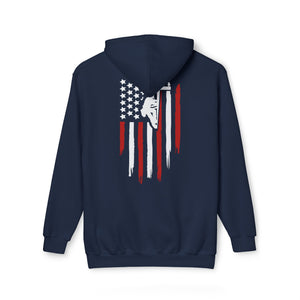 "American Flag Lineman #2" Hoodie