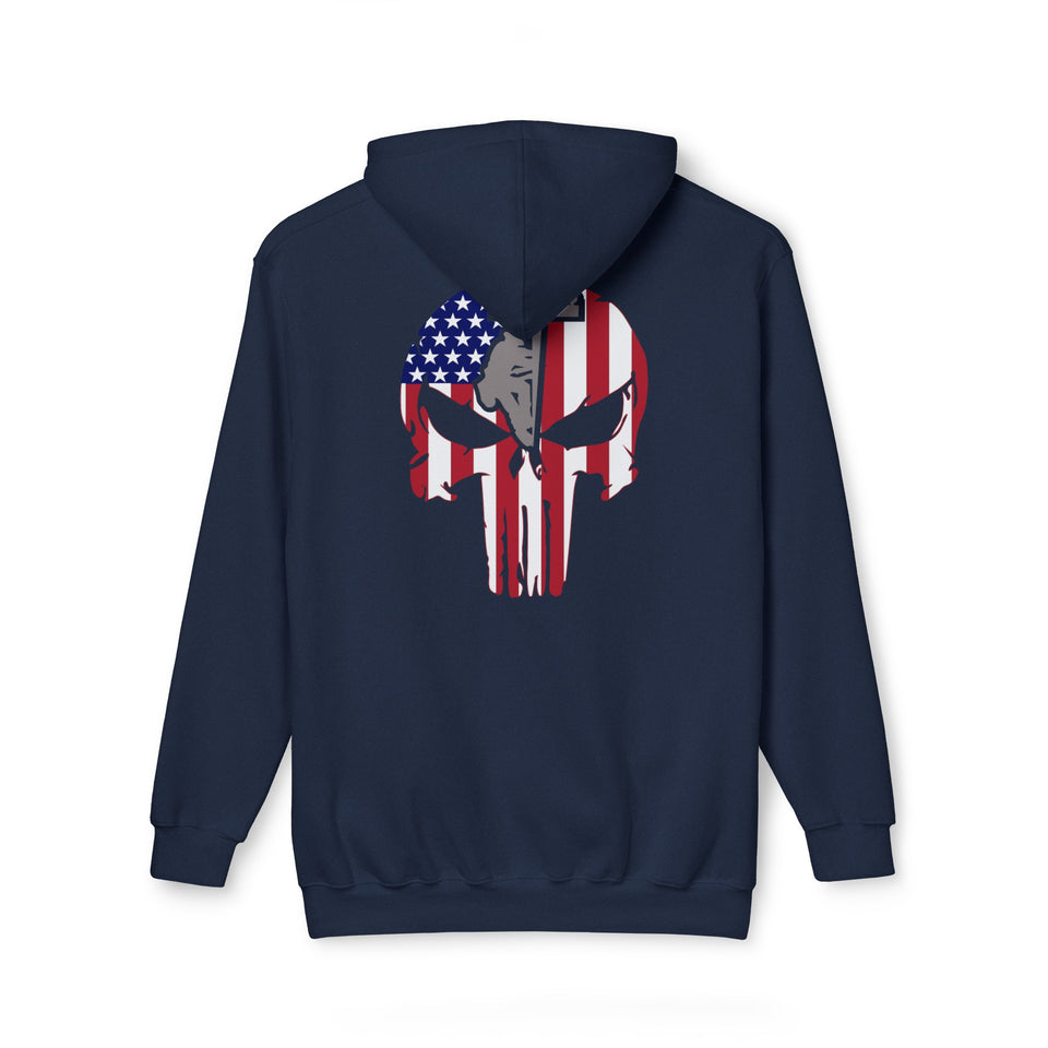 "Lineman Flag Punisher Skull" Hoodie