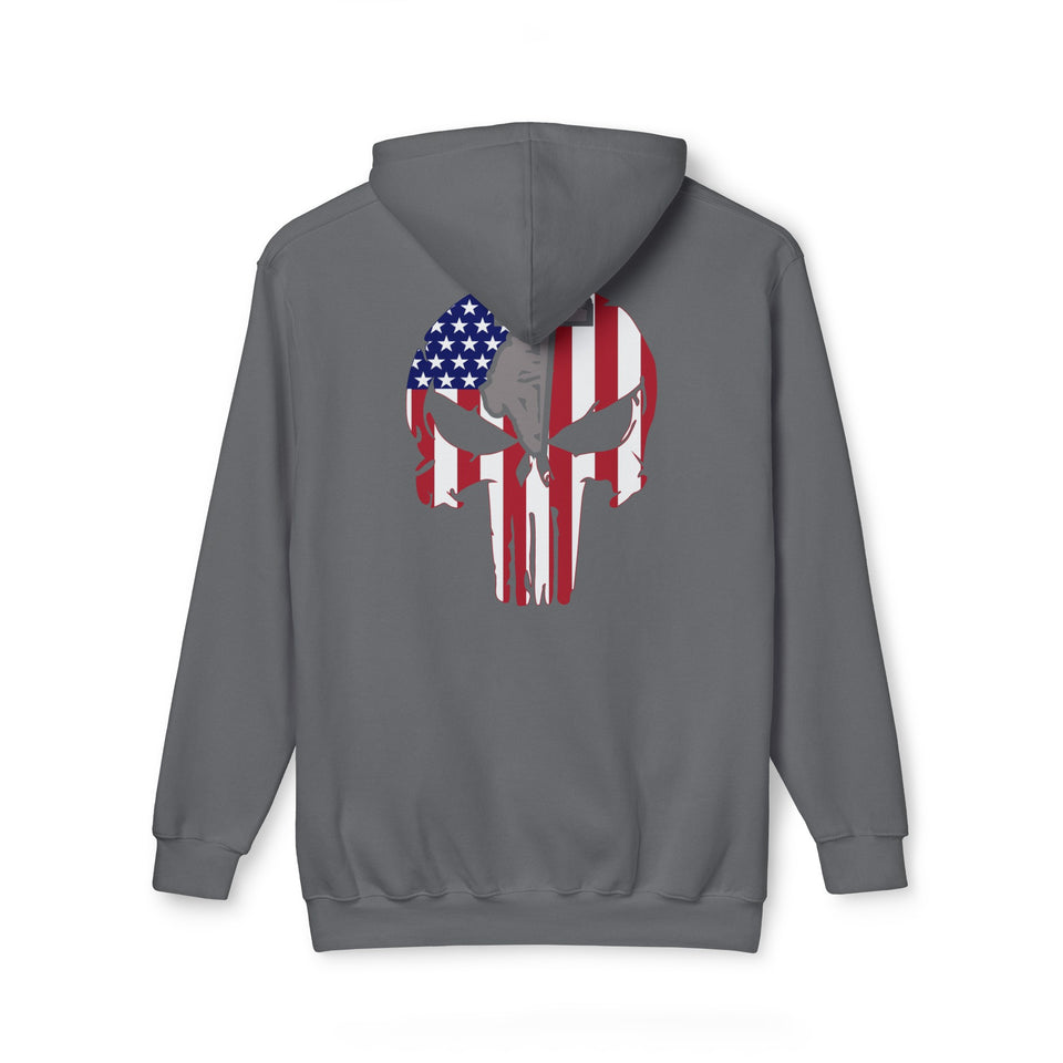 "Lineman Flag Punisher Skull" Hoodie