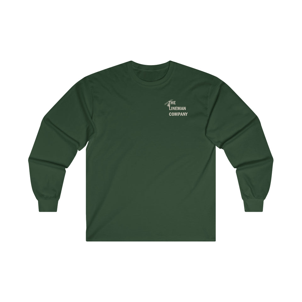 "Brotherhood of a Dying Breed Lineman Gaffs #2" Long Sleeve T-Shirt