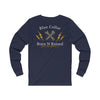 "Born N Raised"Blue Collar Long Sleeve T-Shirt