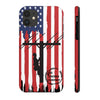 Tough iPhone American Flag Lineman Case