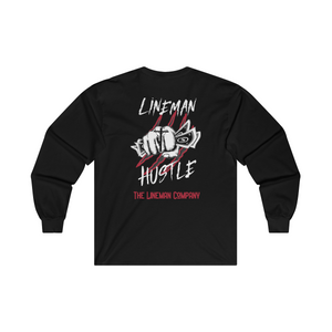 "Lineman Hustle" Long Sleeve T-Shirt