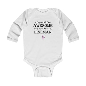 "Of Course I'm Awesome" NB-18 Month Bodysuit