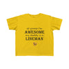 "Of Course I am Awesome" 2T-6T (Multiple Colors) T-Shirt