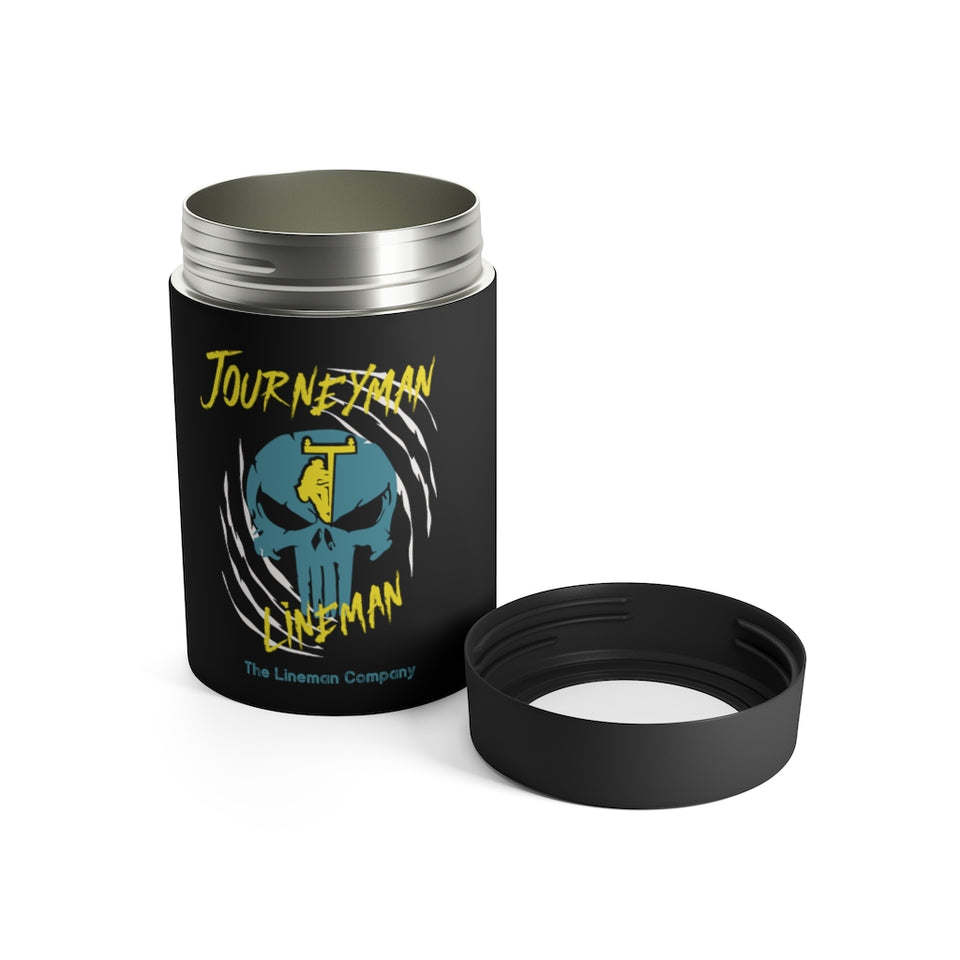 "Journeyman Lineman" Stainless Steel Beer Sleeve