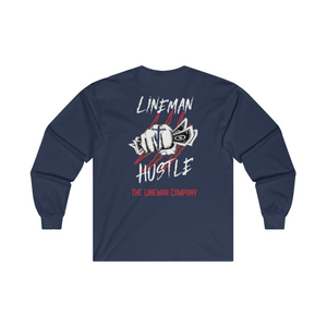 "Lineman Hustle" Long Sleeve T-Shirt