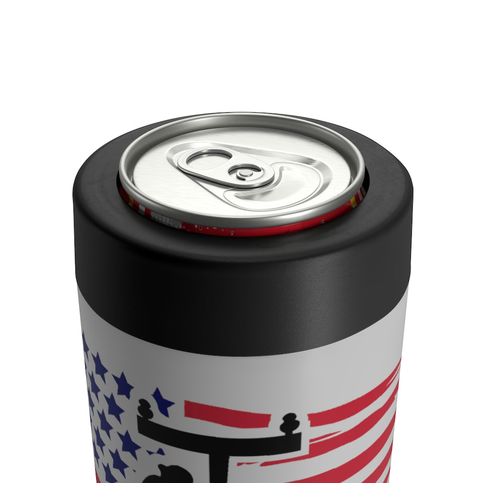 "Lineman Flag" Stainless Steel Beer Sleeve