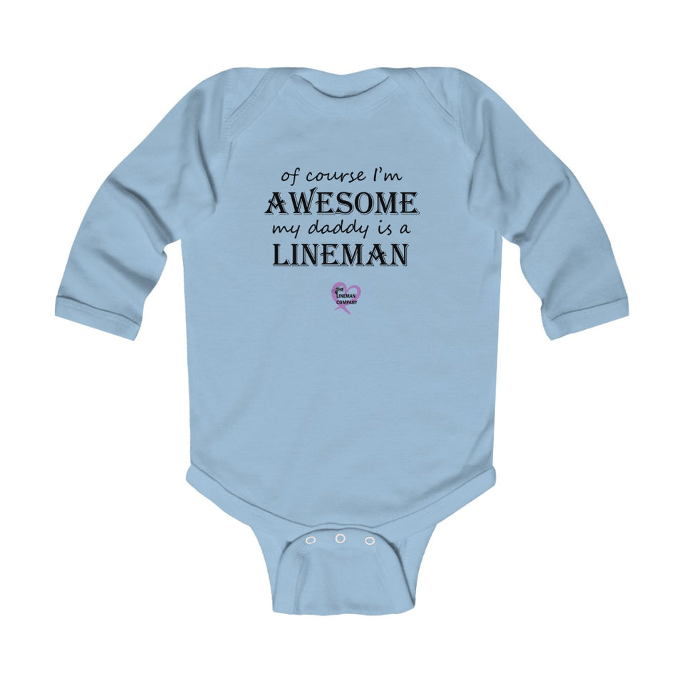 "Of Course I'm Awesome" NB-18 Month Bodysuit