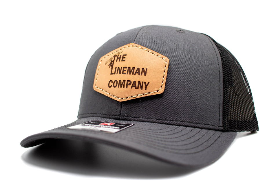 "The Lineman Company" Leather Patch Richardson 112 Hat