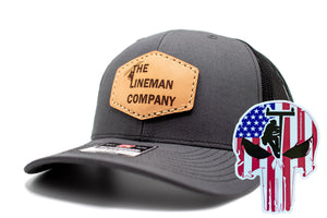 "The Lineman Company" Leather Patch Richardson 112 Hat