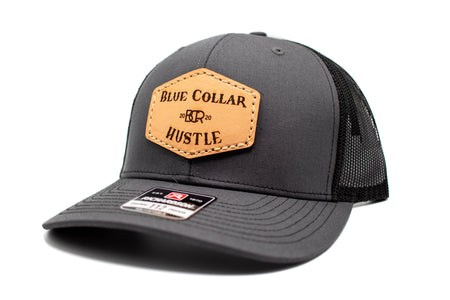 "Blue Collar Hustle" Leather Patch Richardson 112 Hat