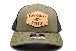 "Blue Collar Hustle" Leather Patch Richardson 112 Hat