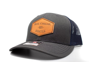 "Blue Collar Hustle" Leather Patch Richardson 112 Hat