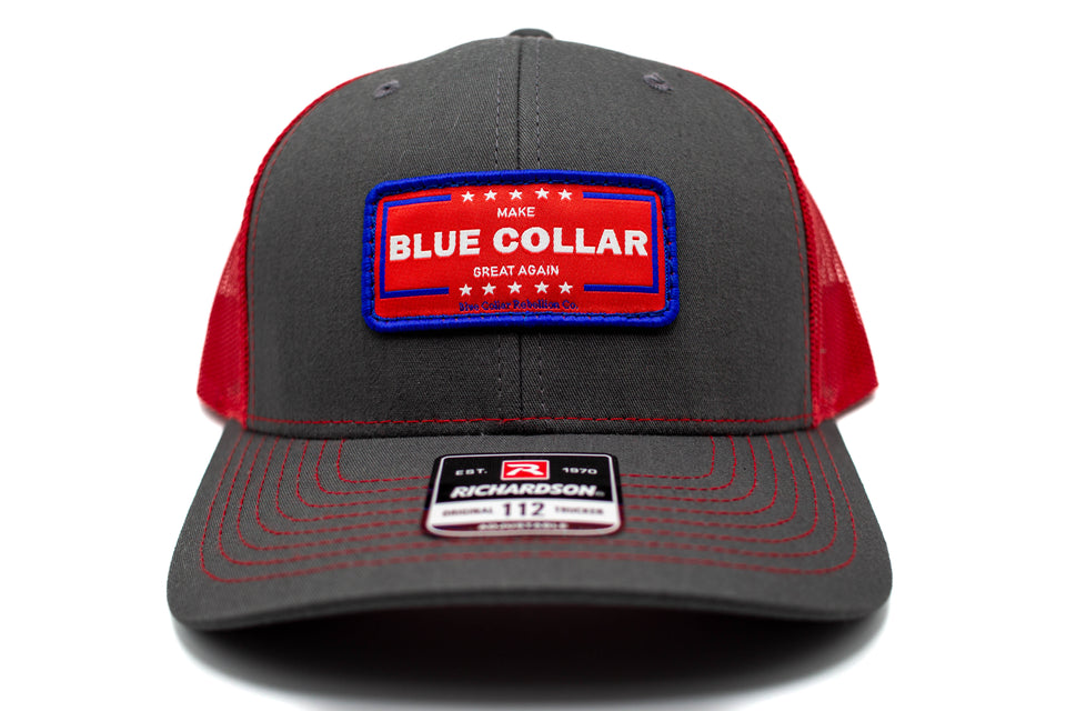 "Make Blue Collar Great Again" Richardson 112 Patch Hat