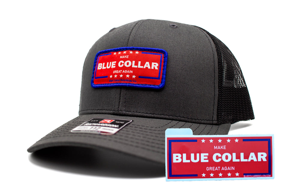 "Make Blue Collar Great Again" Richardson 112 Patch Hat