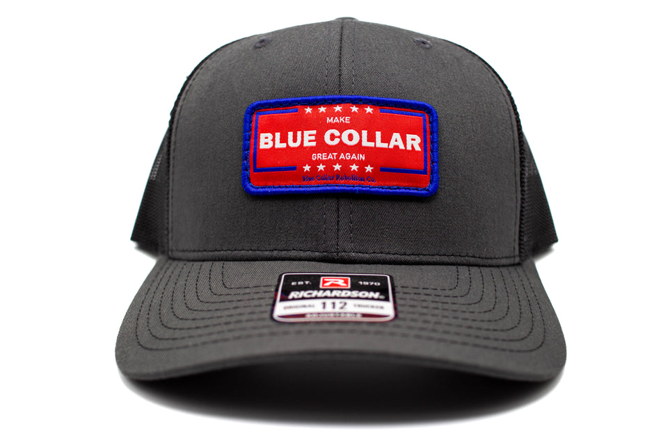 "Make Blue Collar Great Again" Richardson 112 Patch Hat