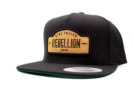 "Blue Collar Rebellion" Flat Bill Patch Hat