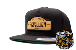 "Blue Collar Rebellion" Flat Bill Patch Hat