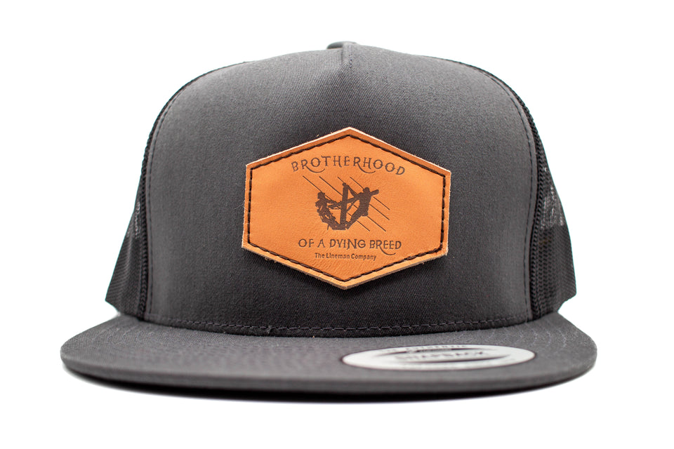 "Brotherhood Of A Dying Breed" Leather Patch Snapback Flat Bill