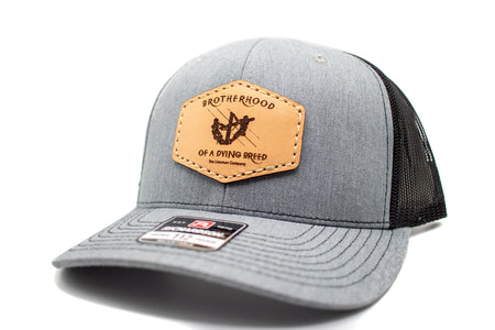 "Brotherhood Of A Dying Breed" Leather Patch Richardson 112 Hat