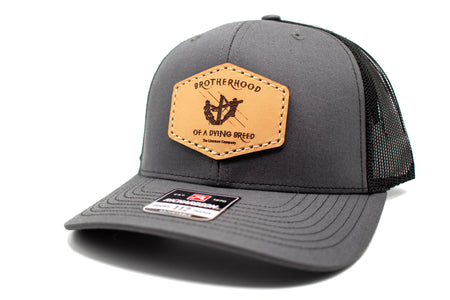 "Brotherhood Of A Dying Breed" Leather Patch Richardson 112 Hat