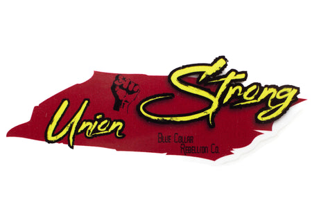 "Union Strong" 3.5x1.5" Sticker