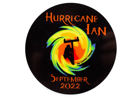 "Hurricane Ian 2022" 2.25x2.25" Sticker