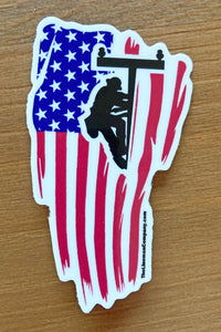 American Lineman Sticker Pack 2x3" Stickers