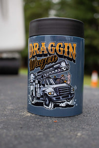 "Draggin Wagon" Stainless Steel Beer Sleeve