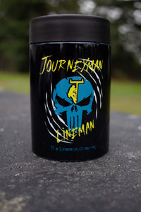 "Journeyman Lineman" Stainless Steel Beer Sleeve