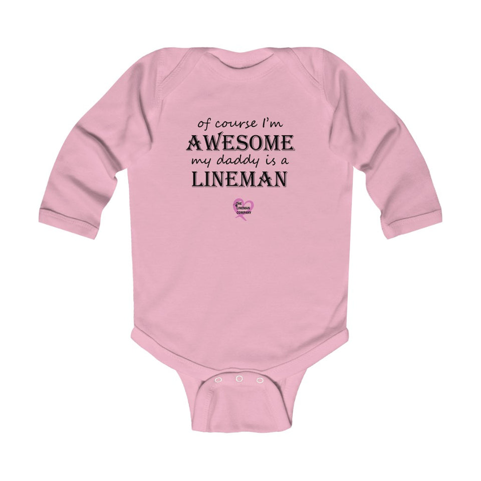 "Of Course I'm Awesome" NB-18 Month Bodysuit