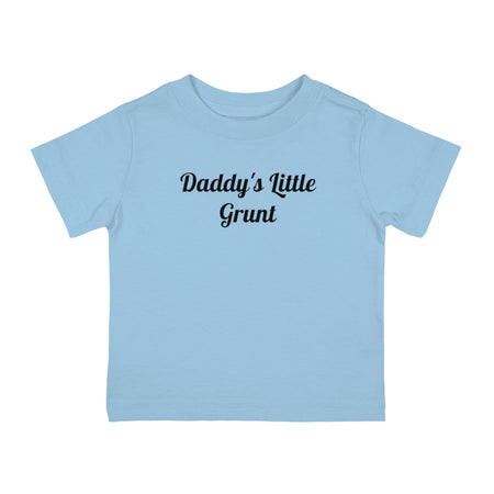 "Daddy's Little Grunt" Baby Jersey Short Sleeve Tee
