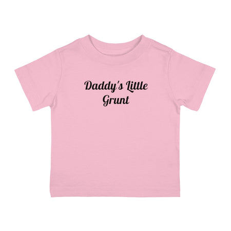 "Daddy's Little Grunt" Baby Jersey Short Sleeve Tee