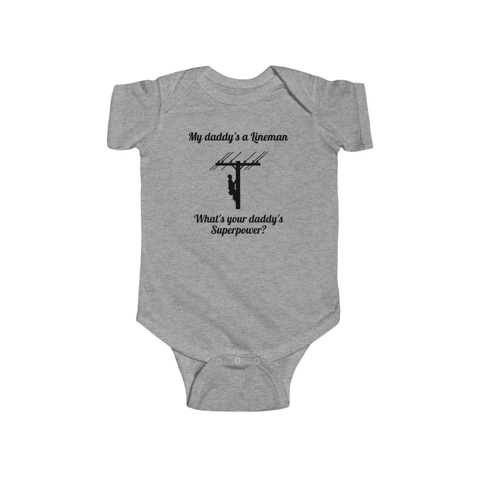 "What's Your Daddy's Superpower?" Onesie