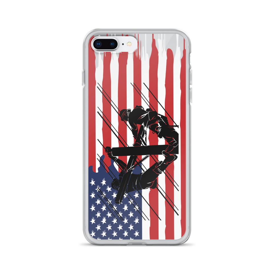 Merica Lineman iPhone Case