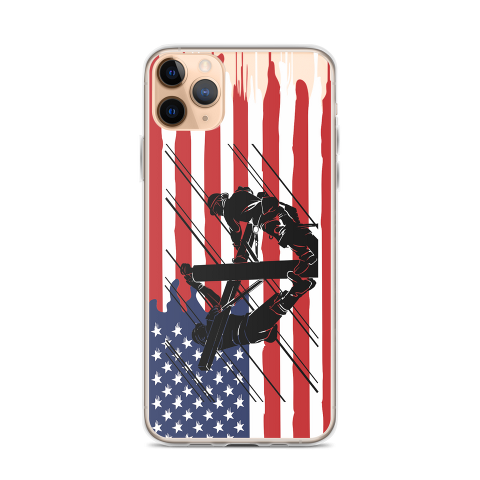 Merica Lineman iPhone Case