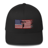 American Flag Lineman Flex Fit Hat