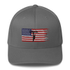 American Flag Lineman Flex Fit Hat