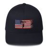 American Flag Lineman Flex Fit Hat