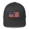 American Flag Lineman Flex Fit Hat