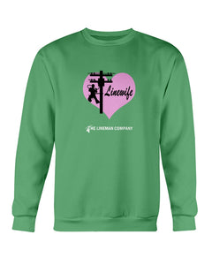 "Linewife Heart" Crewneck Sweatshirt (9 Colors)