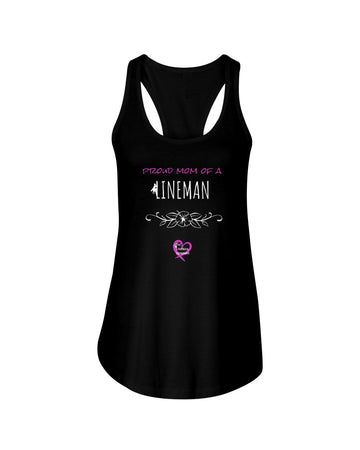 "Proud Mom of a Lineman" Tank Top (4 Colors)