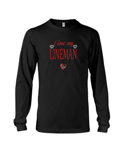 "I Love My Lineman" Long Sleeve T-Shirt (8 Colors)